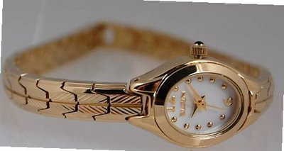 Elgin Gold Tone Ladies Wrist EG154N