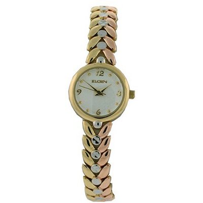 Elgin Ladies Gold Rose Tone Jewelry Bracelet EG384 SALE