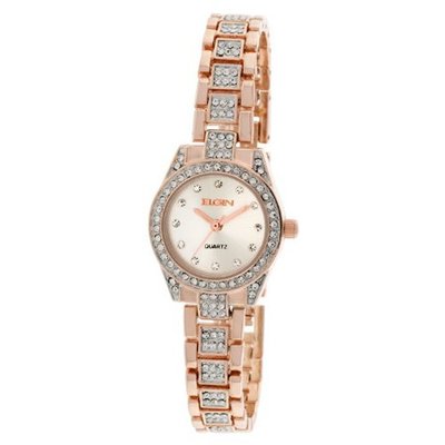 Elgin Rose Gold and Austrian Crystal EG9043