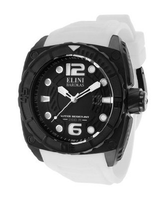 Commander Black Dial White Silicone