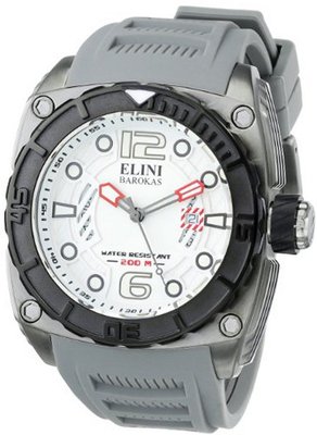 Elini Barokas 10014-GM-02SBB Commander Analog Display Swiss Quartz Grey