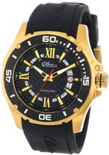 Elini Barokas 10196-YG-01-BB Artisan Analog Swiss-Quartz Black