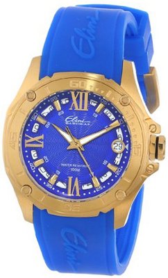 Elini Barokas 10197-YG-03 Artisan Analog Swiss-Quartz Blue