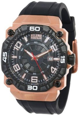 Elini Barokas 10318-RG-01-BB Comanche Analog Swiss-Quartz Black