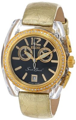 Elini Barokas BK2616GLDGLD South Beach Analog Swiss-Quartz Gold