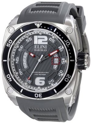 Elini Barokas ELINI-10013-014-BB Commander Analog Display Swiss Quartz Grey