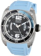 Elini Barokas ELINI-10013-01BBLSA Commander Analog Display Swiss Quartz Blue