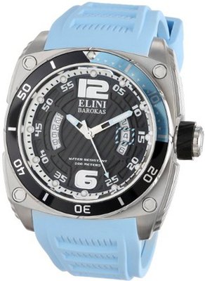 Elini Barokas ELINI-10013-01BBLSA Commander Analog Display Swiss Quartz Blue
