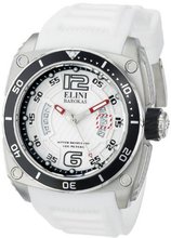 Elini Barokas ELINI-10013-02S-BB-WHT Commander Analog Display Swiss Quartz White