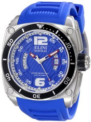 Elini Barokas ELINI-10013-03-BB Commander Analog Display Swiss Quartz Blue