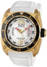 Elini Barokas Elini-10013-YG-02SBB Commander Analog Display Swiss Quartz White