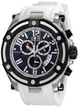 Elini Barokas ELINI-10056-01-WHTSA Gladiator Analog Display Swiss Quartz White