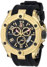 Elini Barokas ELINI-10056-YG-01 Gladiator Analog Display Swiss Quartz Black