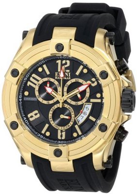Elini Barokas ELINI-10056-YG-01 Gladiator Analog Display Swiss Quartz Black