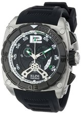 Elini Barokas ELINI-17012-01-GRNA Commander Analog Display Swiss Quartz Black