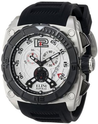 Elini Barokas ELINI-17012-02S Commander Analog Display Swiss Quartz Black