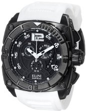 Elini Barokas ELINI-17012-BB-01-WHTSA Commander Analog Display Swiss Quartz White