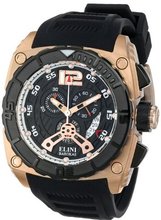 Elini Barokas Elini-17012-RG-01 Commander Analog Display Swiss Quartz Black