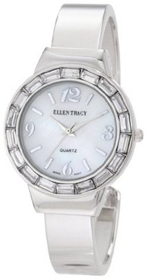 Ellen Tracy ET5000STK Bangle with Rectangular Crystals