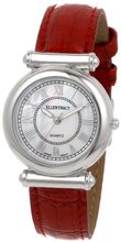 Ellen Tracy ET5052RD Round Case Red Strap