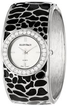 Ellen Tracy ET5061STK Enamel Giraffe Print Bangle 30 Stones