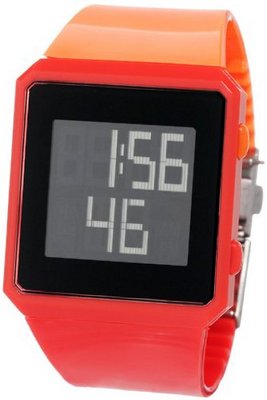 ELLETIME EG50001P01E ELLE Girl Red and Orange Clock Lock