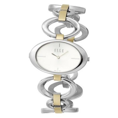 ELLETIME EL20006B04C Two-Tone Steel Silver Dial Bracelet