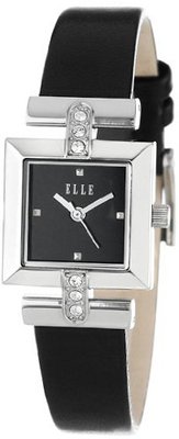 ELLETIME EL20021S01C Steel Black Dial Black Strap