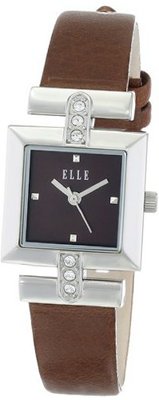 ELLETIME EL20021S04C Steel Brown Dial Brown Strap