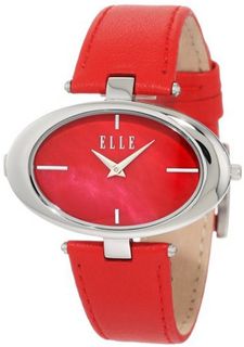 ELLETIME EL20024S03C Classic Oval Red Leather