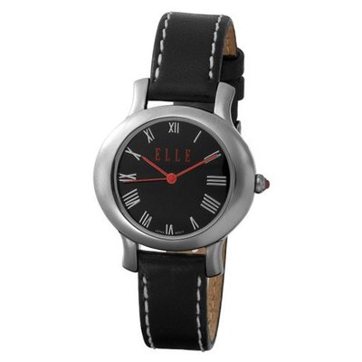 ELLETIME EL20029S02N Steel Black Dial Black Strap