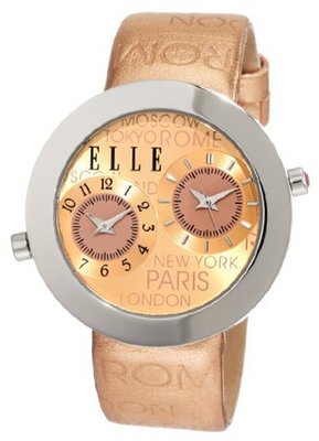 ELLETIME EL20033S07C Dual Time Rose Gold City Strap