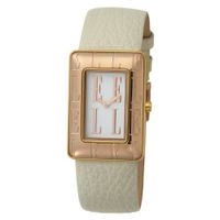ELLETIME EL20085S02C Ion-Plating White Dial and Rose Gold Indexes White Strap