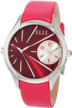 ELLETIME EL20156S03N Dual Time Purple Leather