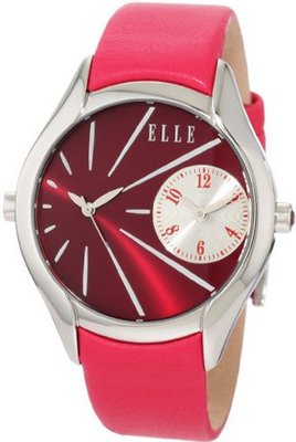 ELLETIME EL20156S03N Dual Time Purple Leather