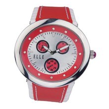 ELLETIME TW000J9200 Red Leather Calendar