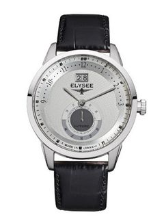 Elysee 41mm Mestor Swiss Quartz Dress with Big Date and Sapphire Crystal 17002