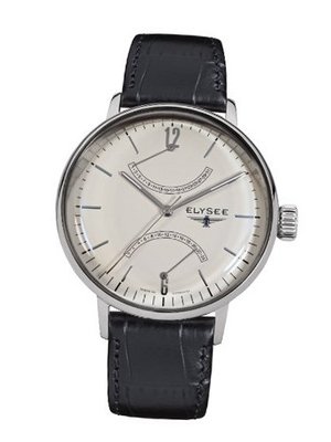 Elysee 42mm Sithon Quartz Dress with GMT and Date Sub-Dials 13270