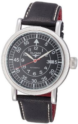 Elysee Ilos Aviator Automatic with 44mm Case and Coin-Edge Bezel 17001