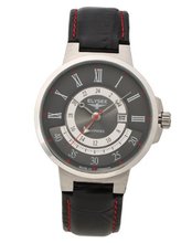 Elysee Marathon Swiss Quartz Dress GMT Dual Time with Sapphire Crystal 17006E