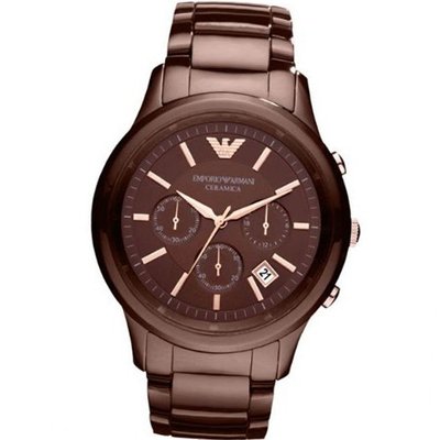 Armani Ceramica 3-Hand Analog Chronograph #AR1454