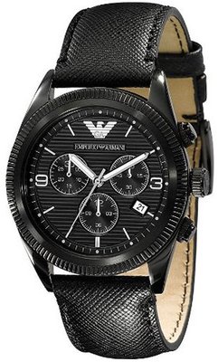 Armani Sport Collection Chronograph Black Dial #AR5904