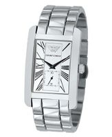 Emporio Armani AR0145 Classic Stainless Steel Roman Numeral Dial