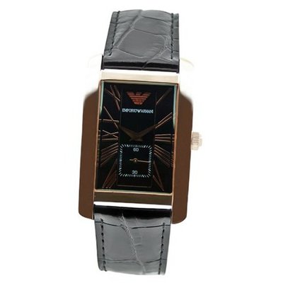 Emporio Armani AR0168 Stainless Steel Analog with Gold Tone Bezel