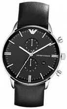 Emporio Armani AR0397 Black Leather