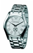 Emporio Armani AR0647 Classic Stainless Steel Silver Dial Quartz