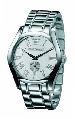Emporio Armani AR0647 Classic Stainless Steel Silver Dial Quartz