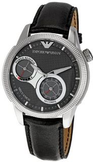 Emporio Armani AR4643 Meccanico Leather Strap