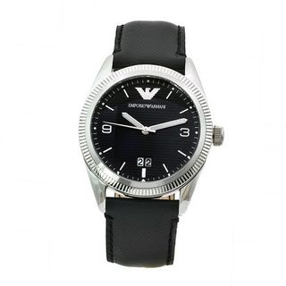 Emporio Armani AR5893 Sports Black Leather Band