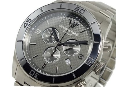 Emporio Armani Sportivo AR9502 Titanium Chronograph